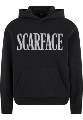 Scarface Logo Fluffy Huvtröja herr i svart