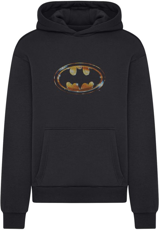 Batman Logo Fluffy Huvtröja herr i svart