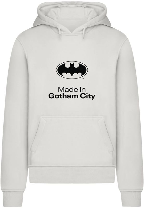 Batman Made in Gotham City Huvtröja herr i ljusgrå