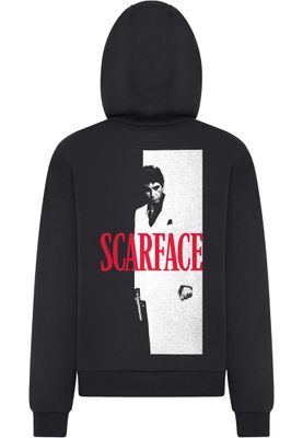 Scarface Poster Fluffy Huvtröja herr i svart