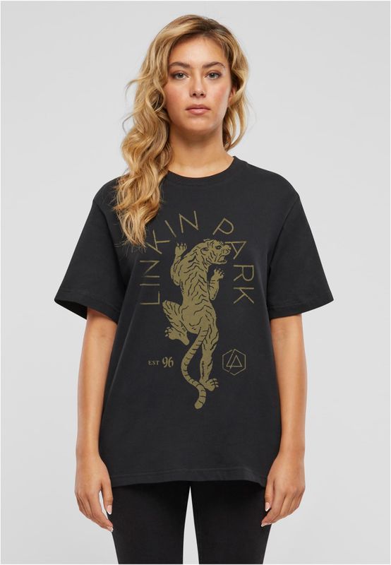 T-shirt dam i svart bomull – Merchcode