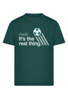Coca Cola the Real Thing Football T-shirt herr i bottlegreen