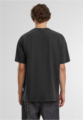 Queen Logo Vintage Washed T-shirt herr i svart