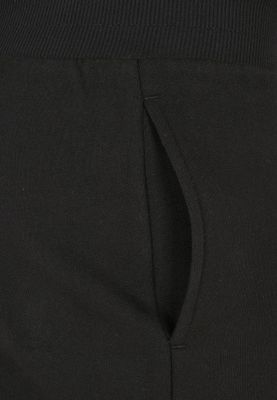 Black jogging pants with high waist lady
