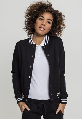 Black college jacket lady