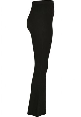 Ladies Rib Knit Bootcut Leggings