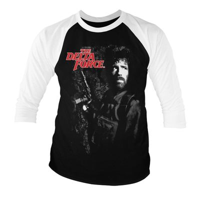 The Delta Force Delta Force Baseball 3/4 Sleeve T-shirt herr i whiteblack