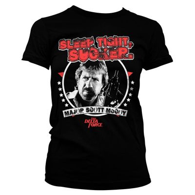 The Delta Force Chuck Norris Sleep Tight, Sucker T-shirt dam i svart