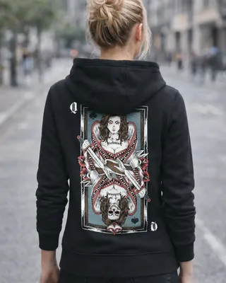Queen of spades ziphoodie