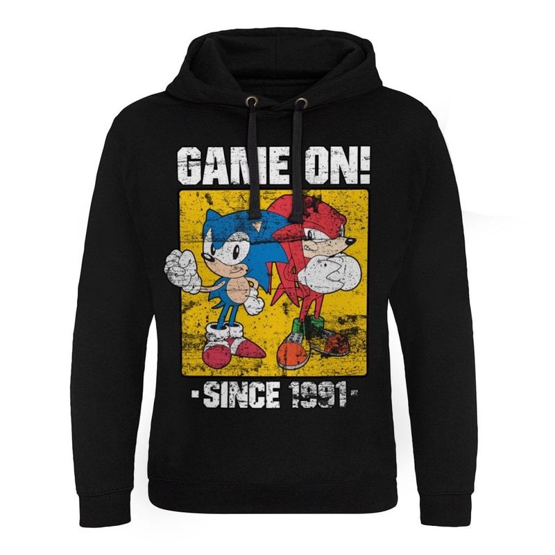 Sonic - Game On Since 1991 Epic Hoodie Mand