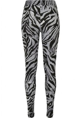 Black zebra leggings