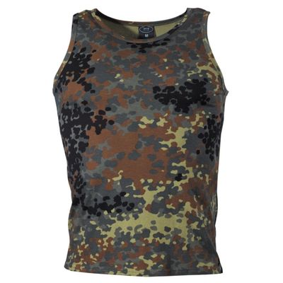 Camouflage army tank top