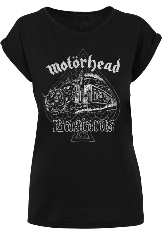 T-shirt dam i svart bomull – Merchcode
