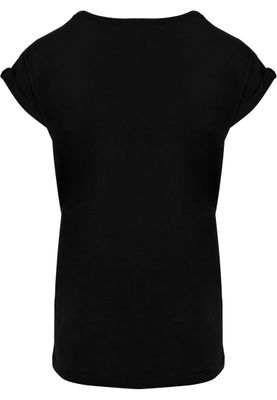 T-shirt dam i svart bomull – Merchcode