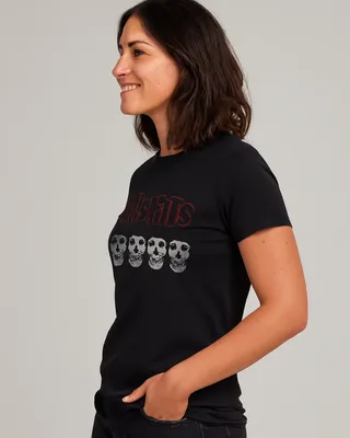 Misfits T-shirt dam i svart