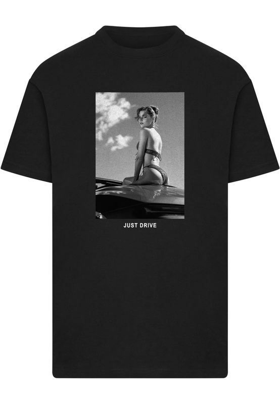 Just Drive T-shirt herr i svart