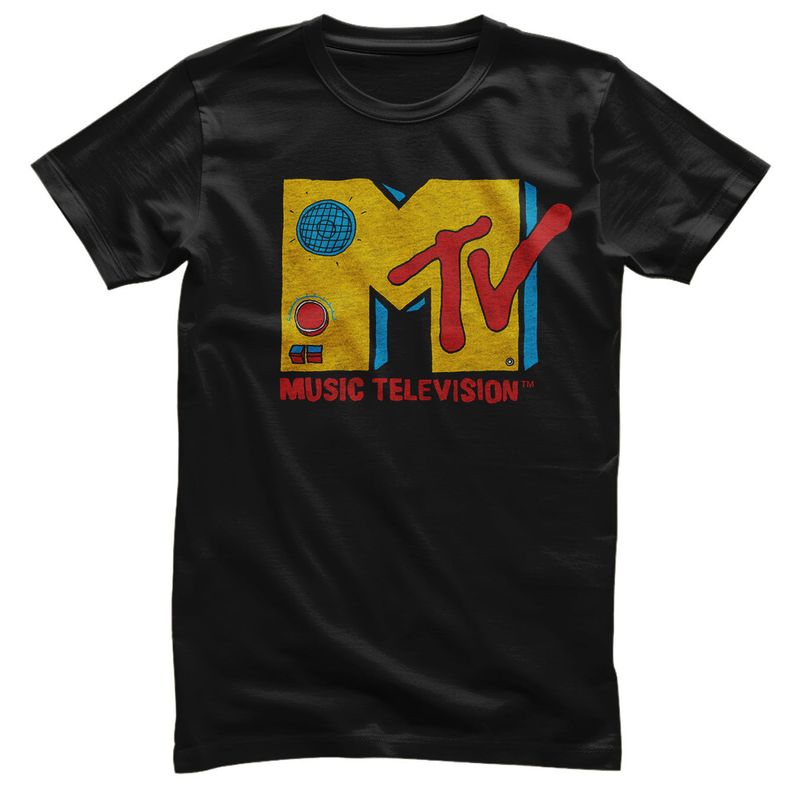 MTV Radio Transistor Logo T-shirt i svart