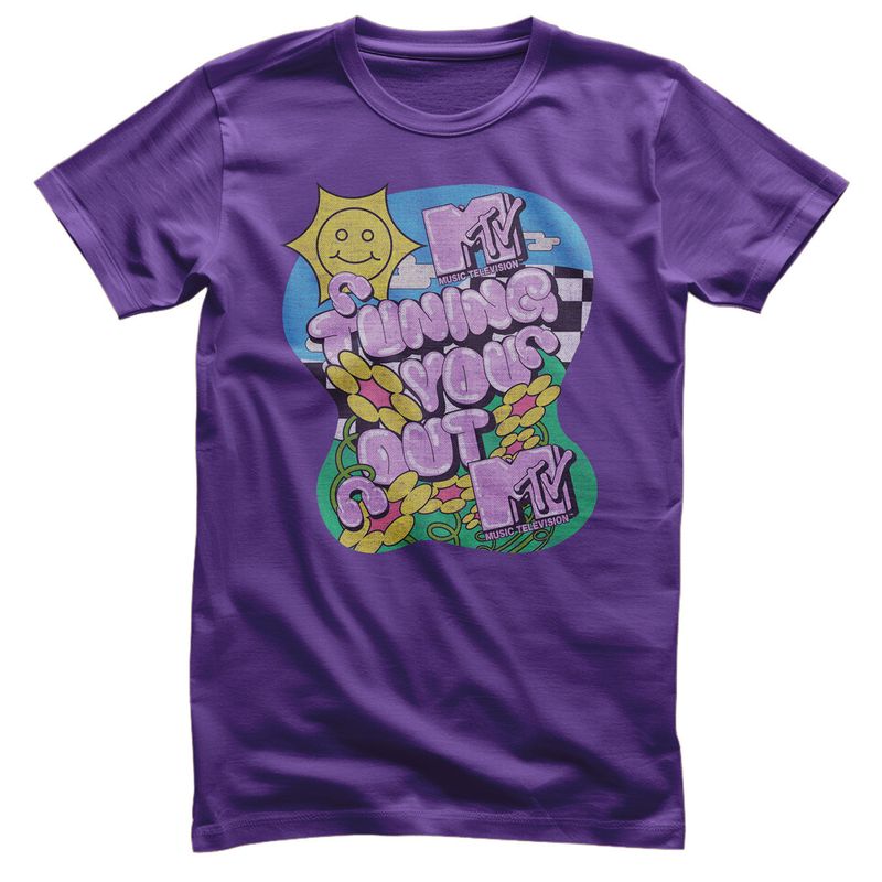 MTV Tuning You Out T-shirt i lila