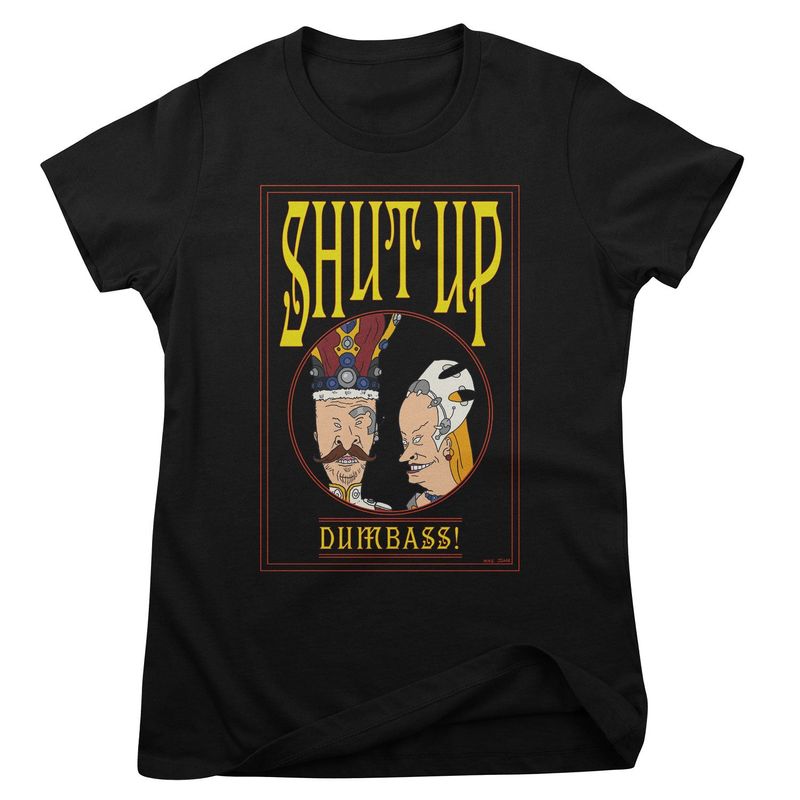 Shut Up Dumbass! T-shirt dam i svart