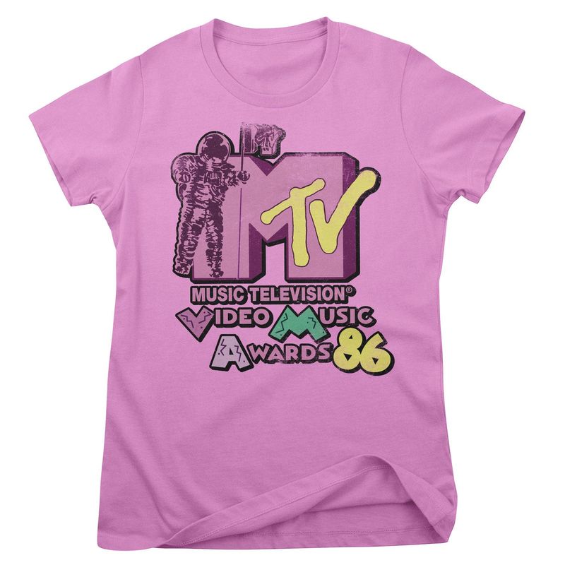 MTV Video Music Awards 86 T-shirt dam i rosa