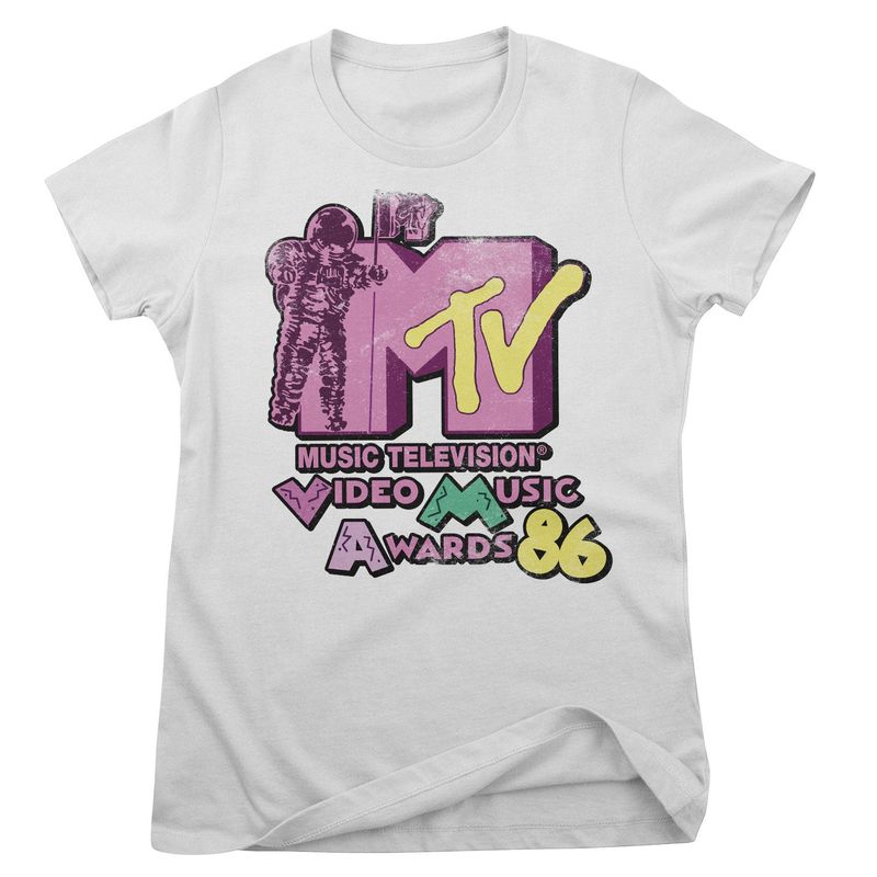 MTV Video Music Awards 86 T-shirt dam i vit