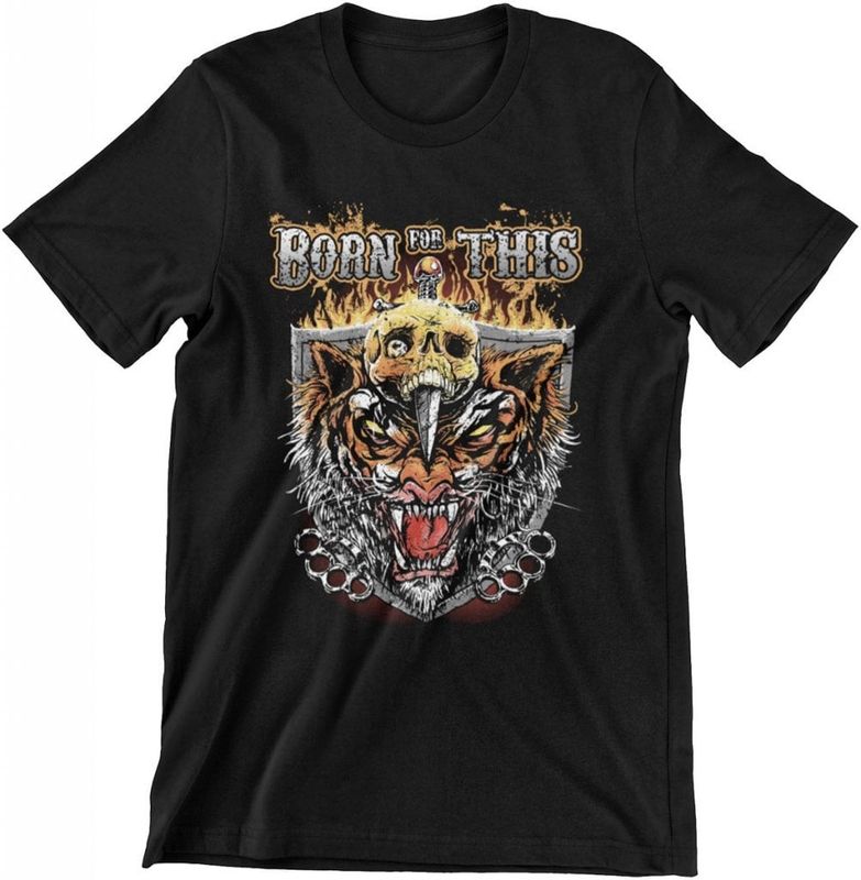 Tiger skjold T-shirt laden