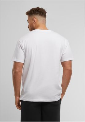 T-shirt med logotyp bröst – vit