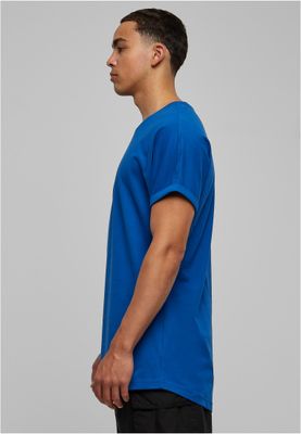 Long Shaped Turnup Tee Sporty Blue