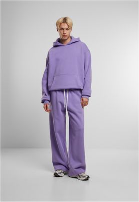 Fluffy Wide Leg Trackpants Långa byxor – electriclilac