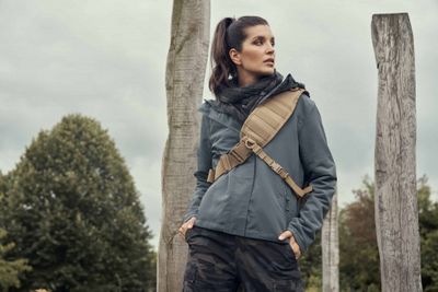 Lined windbreaker gray - Ladies
