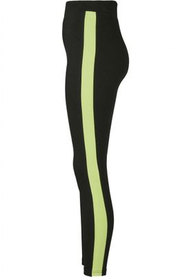 Leggings with a neon edge dam