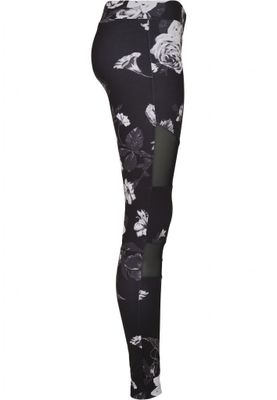 Mørkeblomstrede leggings
