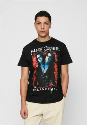 Alice Cooper Paranormal Splatter Adult Black Tee