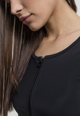Sport top with zipper ladies
