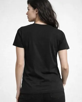 Dodge Motor Co T-shirt dam i svart