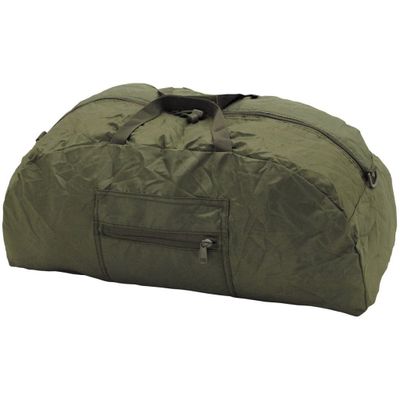 Spacious bag foldable to pocket format