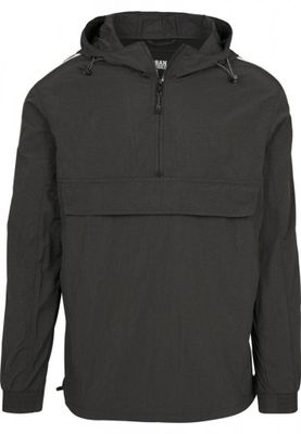 Crinkle pull over jacket