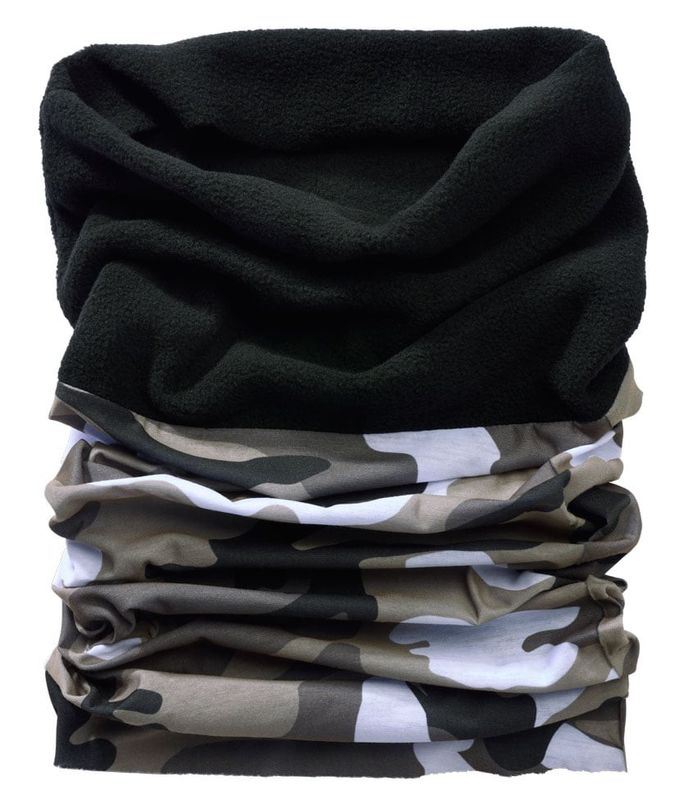 Tube scarf fleece urban camo