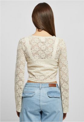 Long Sleeved Cutout Lace - Women