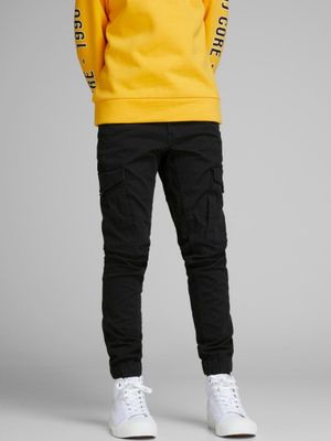 Black cargo pants for children