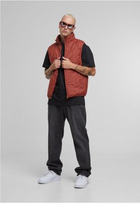 Stylish Olive Green Quilted Vest for Men