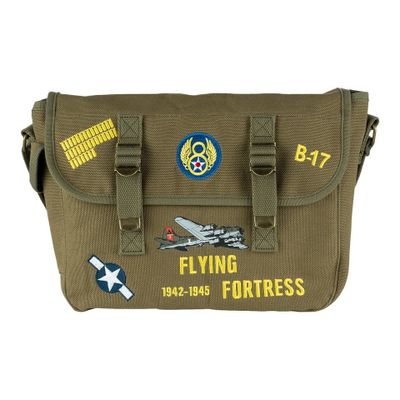 Canvas messenger bag - B-17 Flying fortress