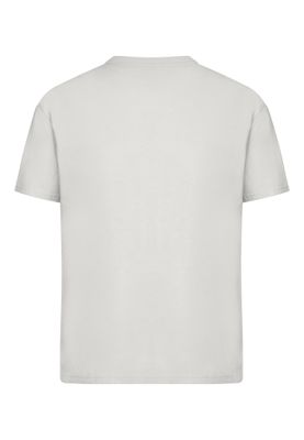T-shirt i bomullsjersey med coca Cola – ljus asfaltgrå