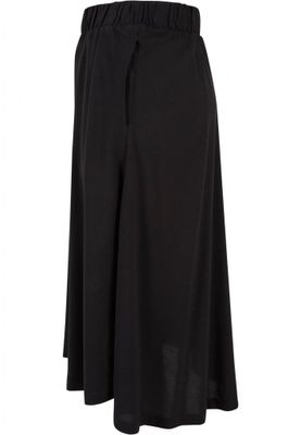 Black long skirt in viscose