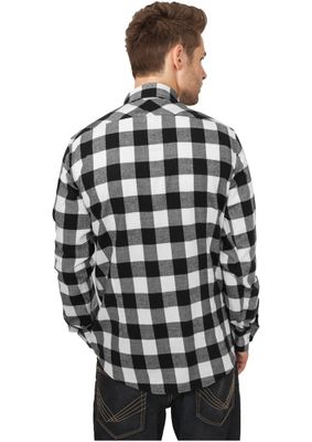 Flanellskjorta Rutig Svart/Vit