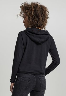 Kort hoodie dam