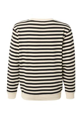 Tröja för barn med svartvita – vit sand/svart