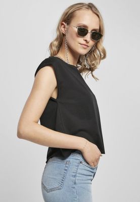 Short t-shirt with holkarm two-pack lady