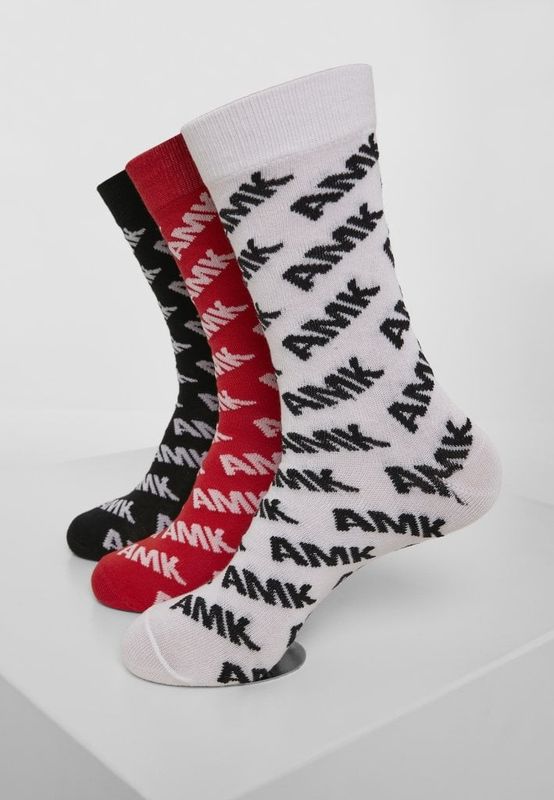 Amk Allover Socks 3-pack