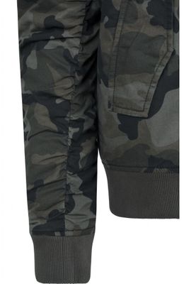 Vintage bomberjacket camouflage